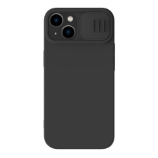 Nillkin iPhone 14 Plus NILLKIN CAMSHIELD SILKY szilikon telefonvédő matt, MagSafe, FEKETE tok és táska