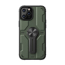 Nillkin MEDLEY  műanyag telefonvédő (közepesen ütésálló, Apple iPhone 12 Pro Max szilikon belső, mágneses) sötétzöld tok és táska