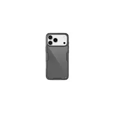 Nillkin Nature Pro Apple iPhone 17 Pro Max szilikon tok, átlátszó-fekete tok és táska