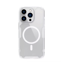 Nillkin NATURE PRO MAGNETIC műanyag telefonvédő (ütésállóság, légpárnás sarok, MagSafe) ÁTLÁTSZÓ tok és táska
