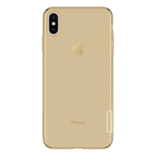 Nillkin NATURE szilikon telefonvédő (0.6mm, ultravékony) ARANYBARNA tok és táska