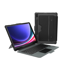 Nillkin Nillkin Bumper Combo billentyűzetes tok (háttérvilágításos változat) Samsung Tab S9+ készülékhez fekete tablet tok