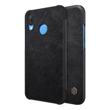 Nillkin QIN Huawei P20 Lite tok álló (Flip, oldalra nyíló, bankkártya tartó) fekete tok és táska