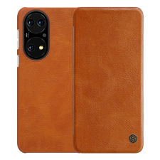 Nillkin Qin Huawei P50 Flip Tok - Barna (GP-113900) tok és táska