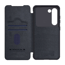 Nillkin Qin Leather Pro case for SAMSUNG S23 (black) tok és táska