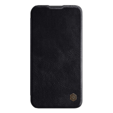 Nillkin Qin Pro Apple iPhone 14 Pro bőr flip tok, fekete tok és táska