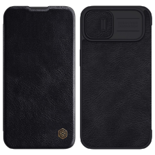 Nillkin Qin Pro bőr tok iPhone 14 Plus 6.7 2022 fekete tok és táska