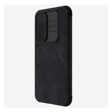 Nillkin Qin Pro Samsung Galaxy A55 5G bőr flip tok, fekete tok és táska