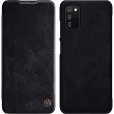 Nillkin Qin Samsung Galaxy A03s Bőr Tok - Fekete (6902048222212) tok és táska