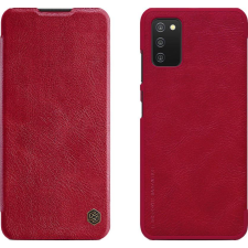 Nillkin Qin Samsung Galaxy A03s Bőr Tok - Piros (6902048222229) tok és táska