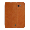 Nillkin QIN tok álló, bőr hatású (FLIP, oldalra nyíló, bankkártya tartó) BARNA [Samsung Galaxy J4 Plus (SM-J415F)] (5996457820863)
