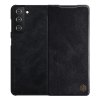 Nillkin QIN tok álló, bőr hatású (FLIP, oldalra nyíló, bankkártya tartó) FEKETE [Samsung Galaxy S21 Plus (SM-G996) 5G] (5996591030586)