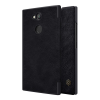 Nillkin QIN tok álló, bőr hatású (FLIP, oldalra nyíló, bankkártya tartó) FEKETE [Sony Xperia L2 (H4311)] (5996457759910)