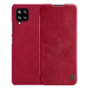 Nillkin QIN tok álló, bőr hatású (FLIP, oldalra nyíló, bankkártya tartó) PIROS [Samsung Galaxy A42 5G (SM-A425F)] (5996591016436)