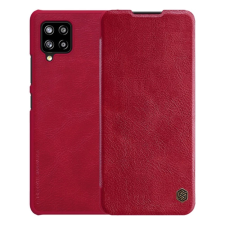 Nillkin QIN tok álló, bőr hatású (FLIP, oldalra nyíló, kártyazseb) PIROS tok és táska