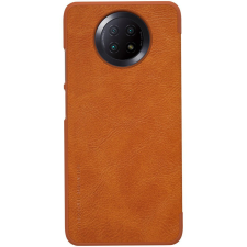 Nillkin Qin Xiaomi Redmi Note 9T 5G brown tok és táska