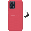 Nillkin Realme 9 Pro / 9 5G (Global) / V25 / Q5, Műanyag hátlap védőtok, stand, Nillkin Super Frosted, piros