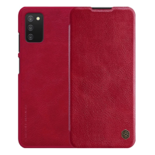 Nillkin Samsung A03s NILLKIN QIN tok álló, bőr hatású FLIP, kártyazseb, PIROS tok és táska