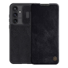 Nillkin Samsung Galaxy S25 Plus (SM-S936) qin pro tok álló, bőr hatású (flip, kártyazseb, kameravédő) fekete