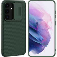 Nillkin Samsung S24 Fe Nillkin Camshield Pro Szilikon Telefonvédő Ütésállóság, Csíkos, Sötétzöld (NLK1654) tok és táska