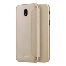 Nillkin SPARKLE műanyag telefonvédő (bőr hatású FLIP, oldalra nyíló) ARANY [Samsung Galaxy J7 (2017) SM-J730] tok és táska