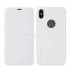 Nillkin SPARKLE műanyag telefonvédő (bőr hatású FLIP, oldalra nyíló, logó kivágás) FEHÉR (GP-81421)