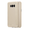 Nillkin SPARKLE műanyag telefonvédő (mikroszálas bőr hatású FLIP, oldalra nyíló) ARANY [Samsung Galaxy S8 Plus (SM-G955)] (5996457692743)