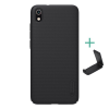 Nillkin SUPER FROSTED műanyag telefonvédő (gumírozott, érdes felület + asztali tartó) FEKETE [Xiaomi Redmi 7A] (5996457893195)