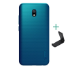 Nillkin SUPER FROSTED műanyag telefonvédő (gumírozott, érdes felület + asztali tartó) SÖTÉTKÉK Xiaomi Redmi 8A