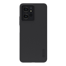 Nillkin SUPER FROSTED műanyag telefonvédő (gumírozott, érdes felület) FEKETE tok és táska