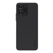 Nillkin SUPER FROSTED műanyag telefonvédő (gumírozott, érdes felület) FEKETE tok és táska