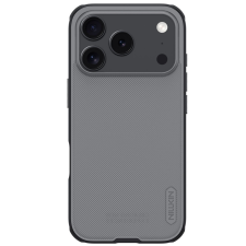 Nillkin Super Frosted PRO Apple iPhone 17 Pro műanyag hátlap tok, átlátszó-fekete tok és táska