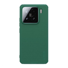 Nillkin SUPER FROSTED PRO műanyag telefonvédő (ütésállóság, gumírozott, érdes felület) SÖTÉTZÖLD Xiaomi 15 tok és táska