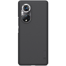 Nillkin Super Frosted Shield edzett tok + állvány Honor 50 pro fekete tok és táska
