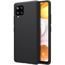Nillkin Super Frosted Shield tok Samsung Galaxy A42 5G számára fekete tok és táska