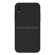 Nillkin SYNTHETIC FIBER műanyag telefonvédő (környezetbarát, karbon minta) FEKETE (GP-80880) tok és táska