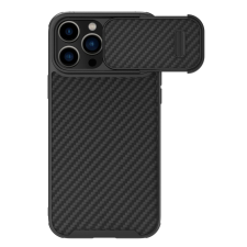 Nillkin Szintetikus szál S iPhone 14 Pro Max 6.7 2022 Fekete tok és táska