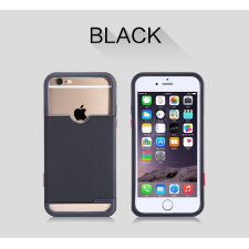 Nillkin Telefontok, iPhone 6 Plus / 6S Plus hátlaptok, fekete, Nillkin Shield tok és táska