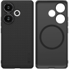 Nillkin Telefontok Xiaomi Poco F6 5G - Nillkin Super Frosted - fekete hátlap tok beépített mágnessel (MagSafe tartóval kompatibilis)