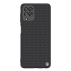 Nillkin TEXTURED műanyag telefonvédő (érdes felület, közepesen ütésálló, szilikon keret, 3D minta) FEKETE Samsung Galaxy A22 4G (SM-A225), Samsung Galaxy M22 (SM-M225F)