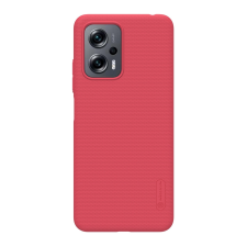 Nillkin Xiaomi Poco X4 GT 5G Telefontok - Nillkin Super Frosted piros tok tok és táska