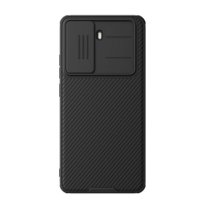 Nillkin Xiaomi Poco X7 Pro NILLKIN CAMSHIELD PRO szilikon telefonvédő ütésállóság, csíkos, FEKETE tok és táska