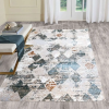 Nílus Santorini 6982 (Beige-Cream) szőnyeg 160x230cm Krém-Zöld-Arany