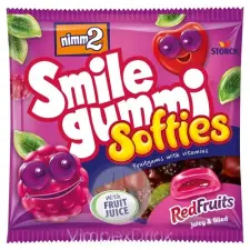  Nimm2 smilegummi RedFruits 90g/28/ csokoládé és édesség