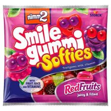 NIMM2 SMILEGUMMI SOFTIES GUMICUKOR REDFRUITS 90G csokoládé és édesség