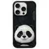 Nimmy Big Eyed Pet 2.0 Panda tok iPhone 16 Pro Max - fekete