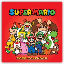  Nintendo - Super Mario 2026 - Wandkalender (Kalendář/Diář) naptár, kalendárium