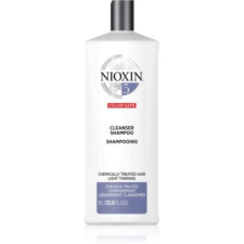 Nioxin System 5 tisztító sampon a festett, ritkuló hajra 1000 ml sampon
