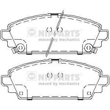 NIPPARTS fékbetétkészlet, tárcsafék Nipparts J3604048 autóalkatrész