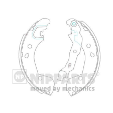 NIPPARTS fékpofakészlet Nipparts J3501055 autóalkatrész